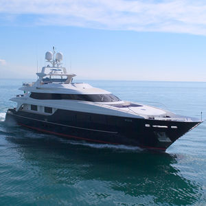 cruising mega-yacht