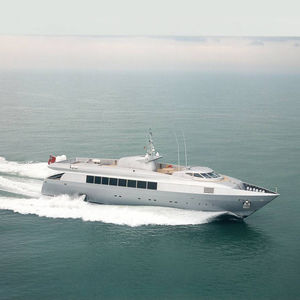 cruising mega-yacht