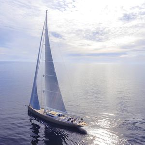 cruising sailing super-yacht