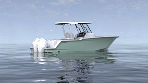 outboard center console boat