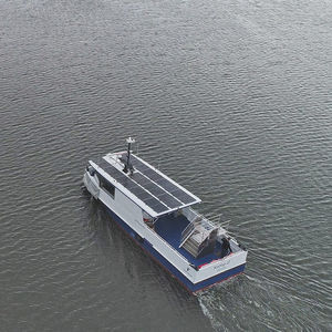 passengers and cargo boat