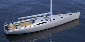 cruising sailing yacht