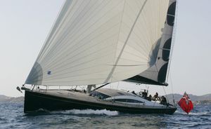 cruising sailing yacht
