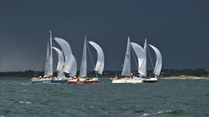 cruising sailboat