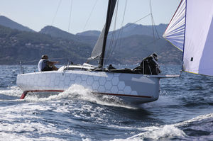 cruising sailboat