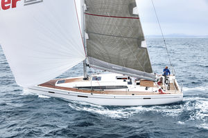 cruising-racing sailboat