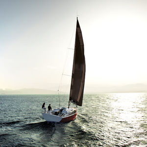 cruising sailboat