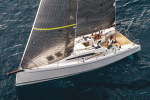 cruising-racing sailboat