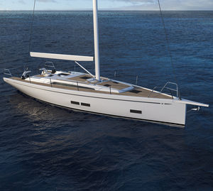 cruising-racing sailboat