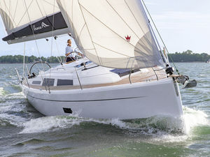 cruising sailboat
