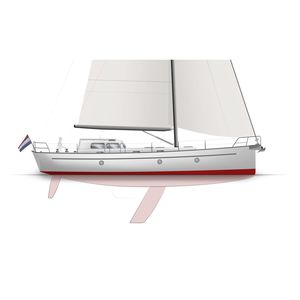 cruising sailboat