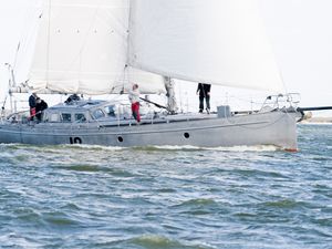 cruising-racing sailing yacht