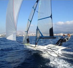 double-handed sailing dinghy