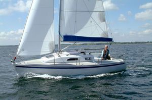 cruising sailboat