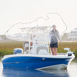 outboard deck boat