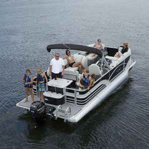 outboard pontoon boat