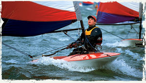 single-handed sailing dinghy