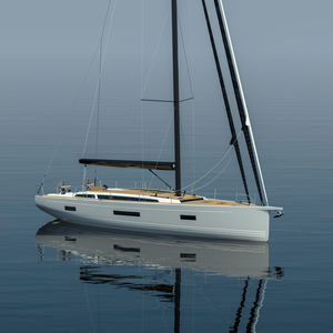 cruising sailing yacht