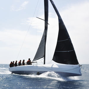 racing sailboat