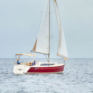 cruising sailboat