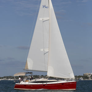 cruising sailboat