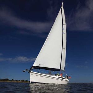 Cruising sailboat - 40 - Marlow Hunter - 2-cabin / with bowsprit / twin ...