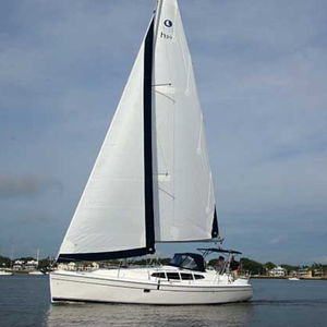 cruising sailboat