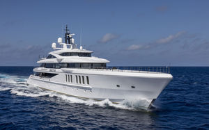 cruising mega-yacht