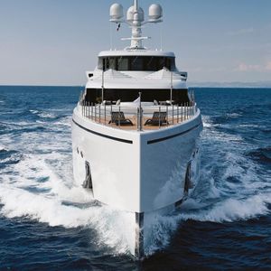 cruising mega-yacht