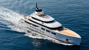 cruising mega-yacht