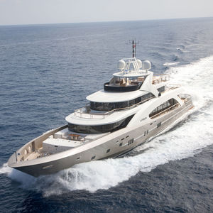 cruising mega-yacht