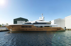 cruising mega-yacht