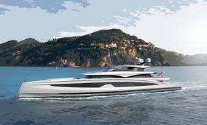 cruising mega-yacht