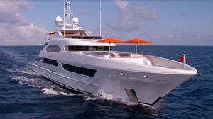 cruising mega-yacht
