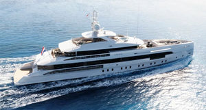 cruising mega-yacht