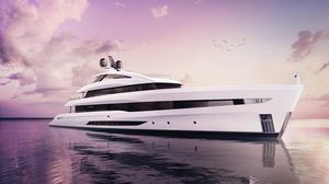 cruising mega-yacht