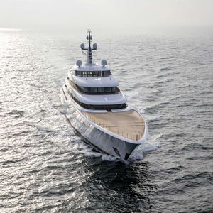 cruising mega-yacht