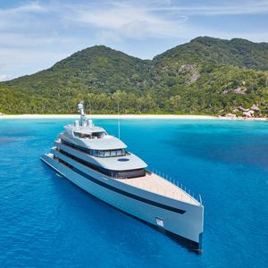 cruising mega-yacht