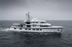 cruising mega-yacht