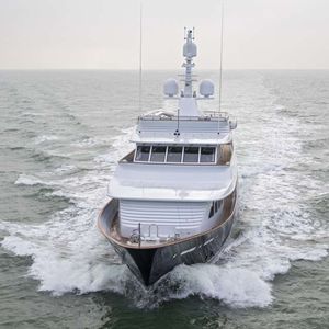 cruising mega-yacht