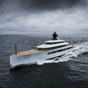 cruising mega-yacht