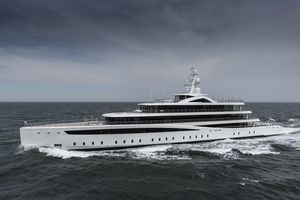 cruising mega-yacht