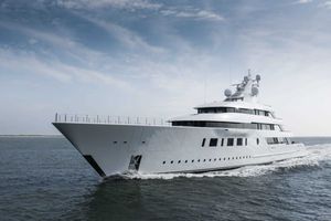 cruising mega-yacht
