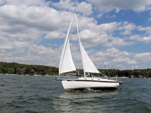 coastal cruising sailboat 1