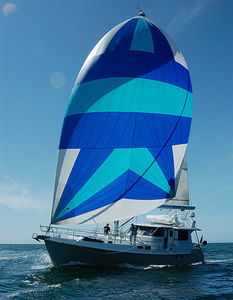 cruising sailing yacht