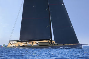 racing sailing super-yacht