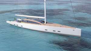 cruising sailing super-yacht