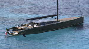 cruising sailing super-yacht