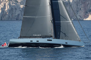 racing sailing super-yacht