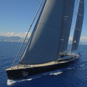 cruising sailing super-yacht